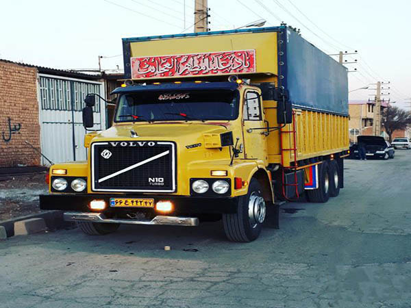 حمل بار با کامیون جفت 10چرخ از تهران 